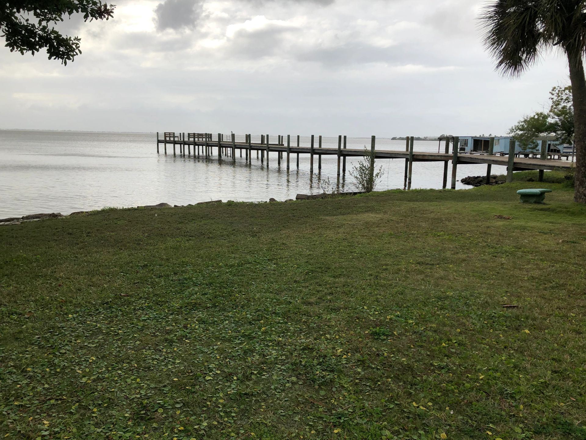 Waterfront RV sites at Carvers Cove on the Banana River